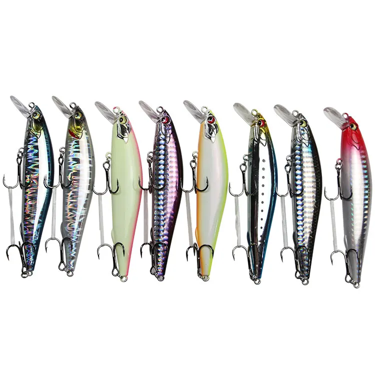 

Sea Popper Segments Custom Metal Lead Minnow Fly Kit Wholesale Topwater Saltwater Hard Bait Artificial Fishing Lure Set, 8 colors