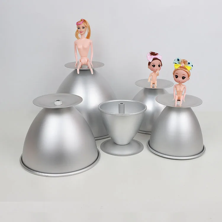 

4 5 6 7 8 inch 3D Princess Dress Doll Cake Fondant Baking Pan Tin Decoration Making Mould Mold Birthday Cake Mould Bakeware Tool