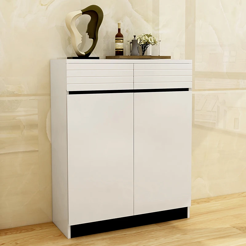 
Modern design wooden shoe rack cabinet of home living room furniture 