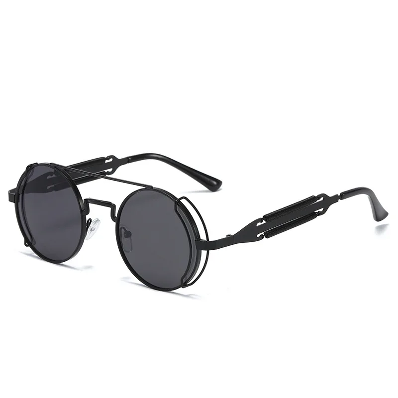 

Luxury vintage round metal frame steampunk fashion sunglasses, Custom colors