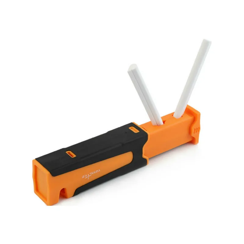 

Taidea Sharpener Multifunctional Outdoor Ceramic Knife Portable Knife Sharpeners Stainless Steel Folding Knife Sharpening TY1406, Orange