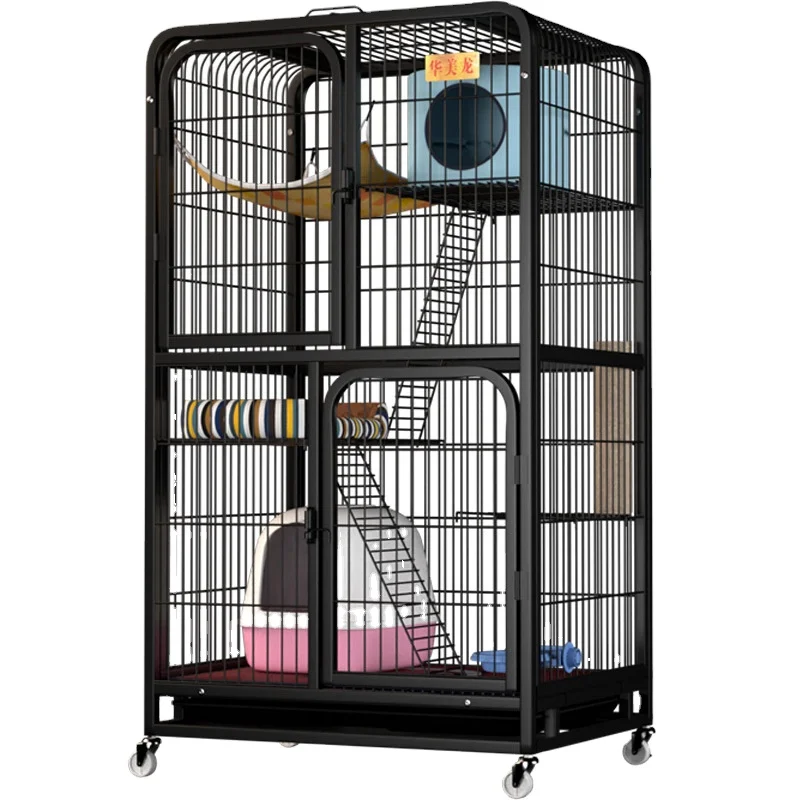 

Muti-layer Cat Cage Metal Cat Villa Pet Cage