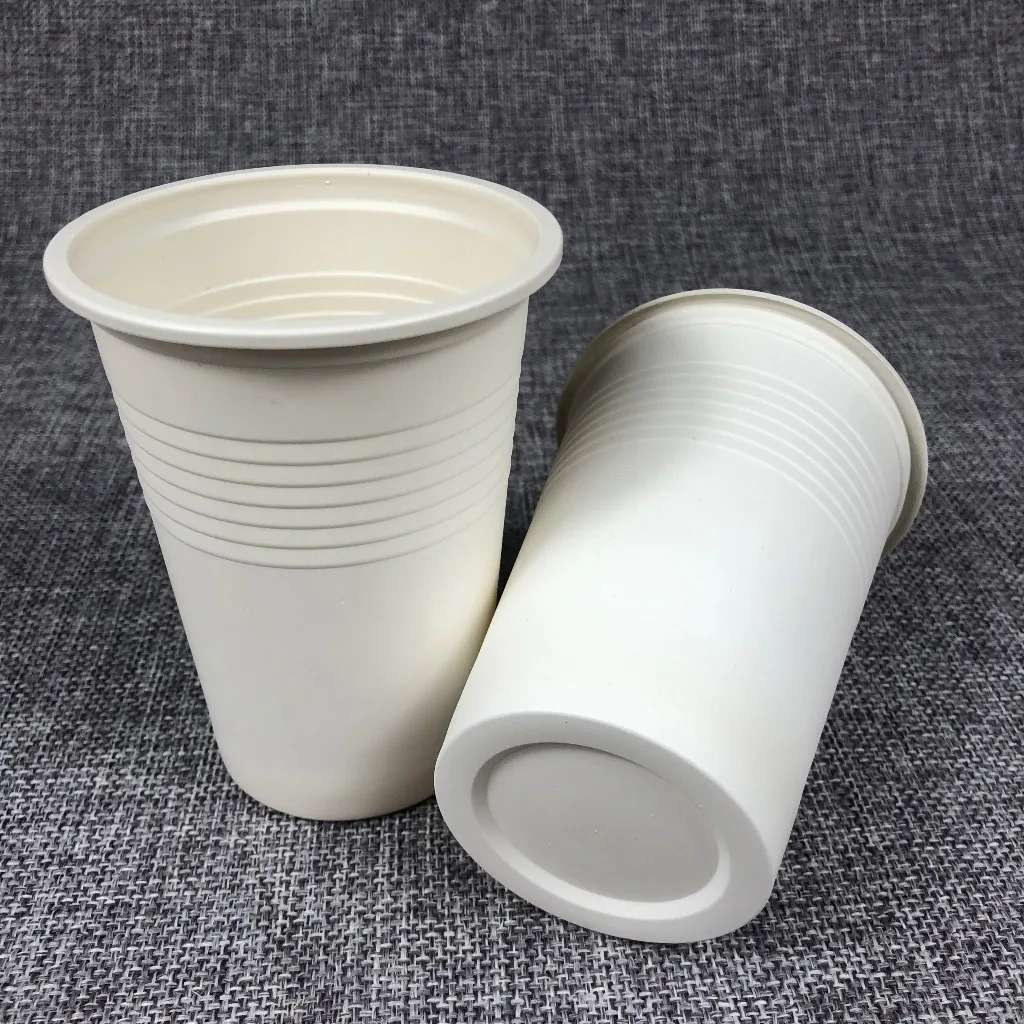 

R08 15%off biodegradable cornstarch corn starch coffee cup tea drinking plastic eco friendly bio degradable disposable drink, Any color but no clear