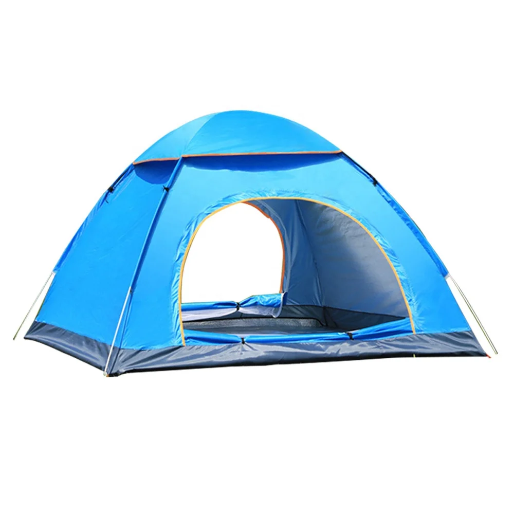 

Factory Direct 2 Person Family Tent Windproof Light Weight Dome Tents for Kids & Adults, Yellow orange, orange green, ink green, green, blue, etc.