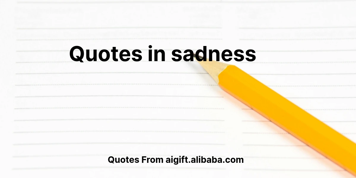 quotes in sadness