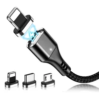 

Free Shipping 3A Magnetic Charger USB Cable RAXFLY 480Mbps Data Transfer Mobile Phone Cable