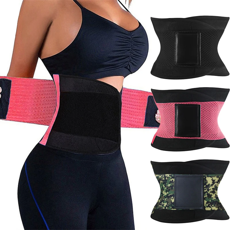 

New Adjustable Private Label Stomach Body Shaper Slimming Waist Trainer Trimmer Belt, Red, pink, rose red, green, blue, black, orange, yellow etc