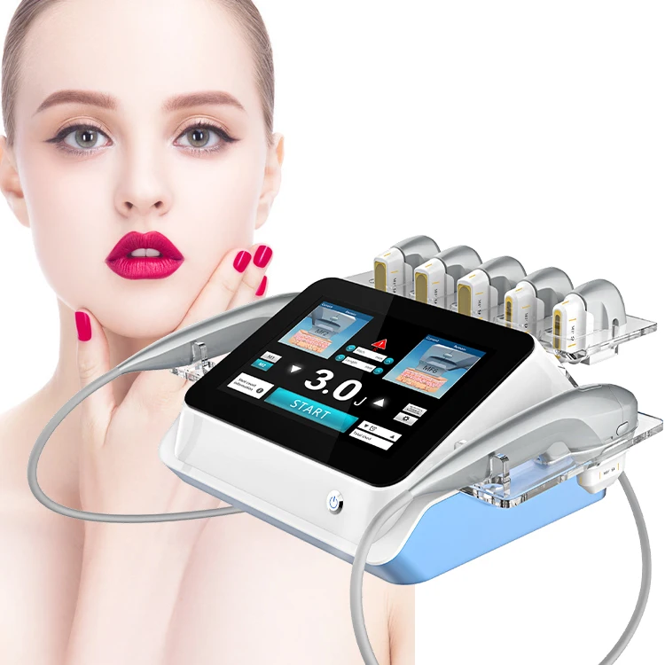 

Professional 7D hifu machine anti-aging wrinkle remover face lifting and firming with 2 handles 7 cartridges