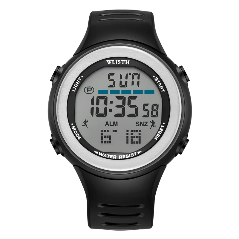 

WLISTH S8001 G digital waterproof 30M men watches Big screen shock quality wathces