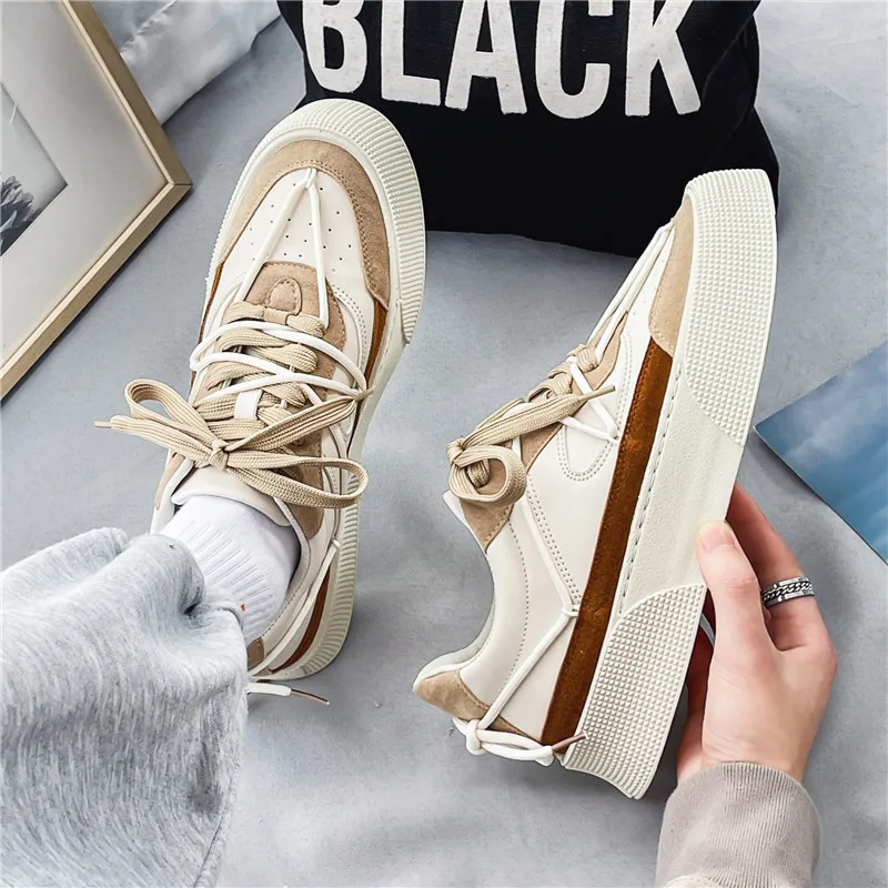 

Hot Selling Durable Canvas Men Sports Shoes Fashion Breathable Hard Wear Mens Casual Skateboarding Shoes, White