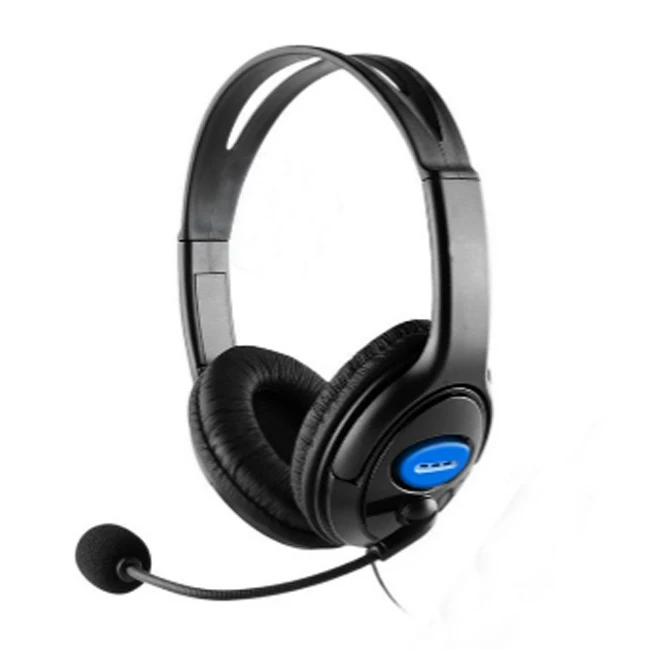 

Gaming Headphone Headset for PS4 Wired Gamer Headphone With Microphone Headband Computer HeadPhone, Black