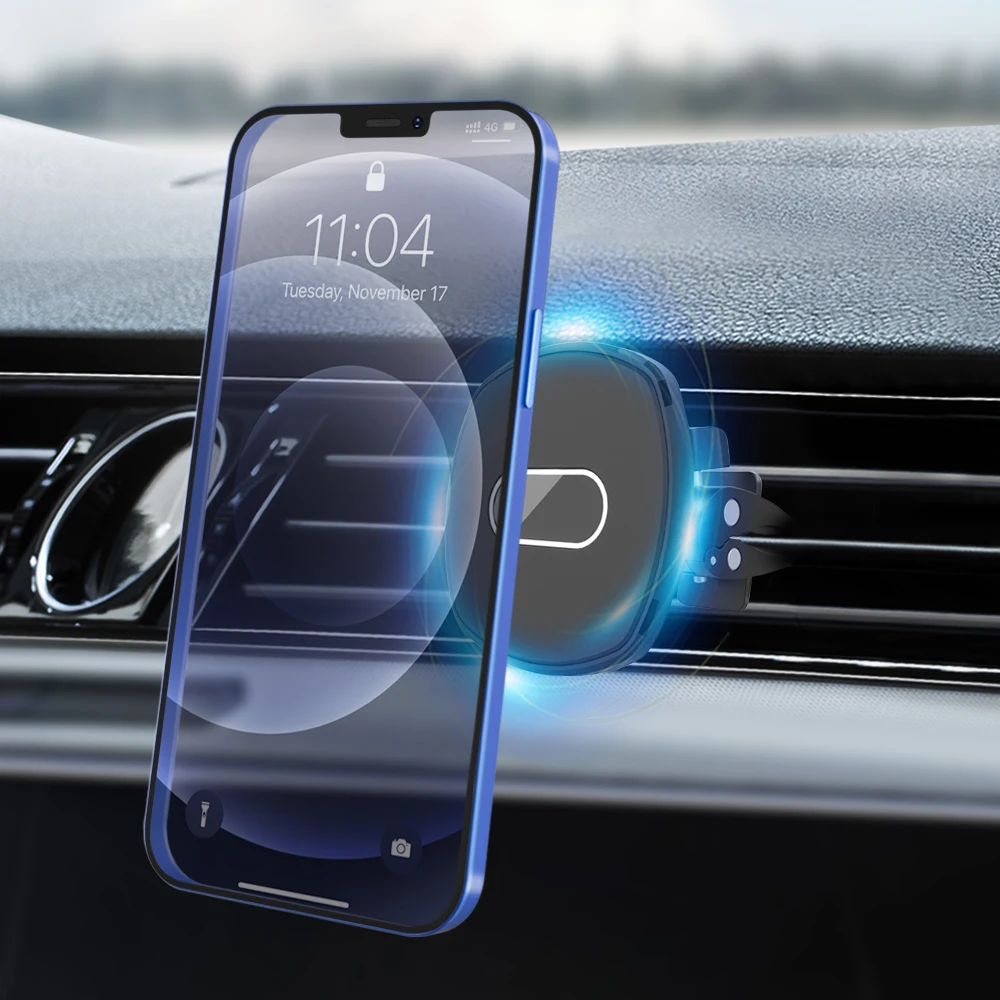 

New Product Ideas 2021 Factory Air Vent Mount Magnetic Car Holder With 6 Magnets For Iphone 12 Holder