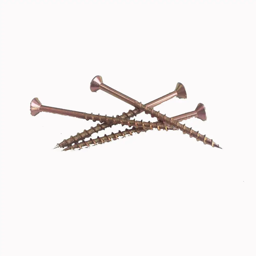 
Tianjin krd direct sales flat head high quality carbon steel wood screw 
