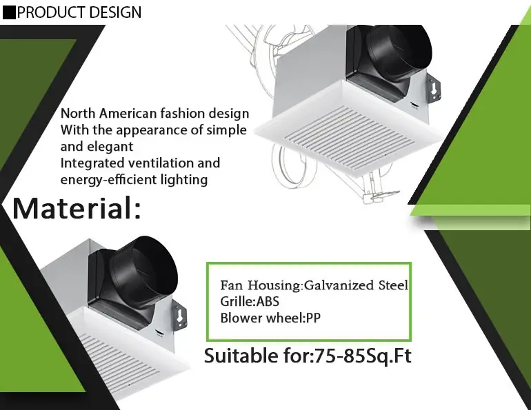 Bath Fan No Attic Access Installation 80 Cfm Super Quiet Buy Bath Fan