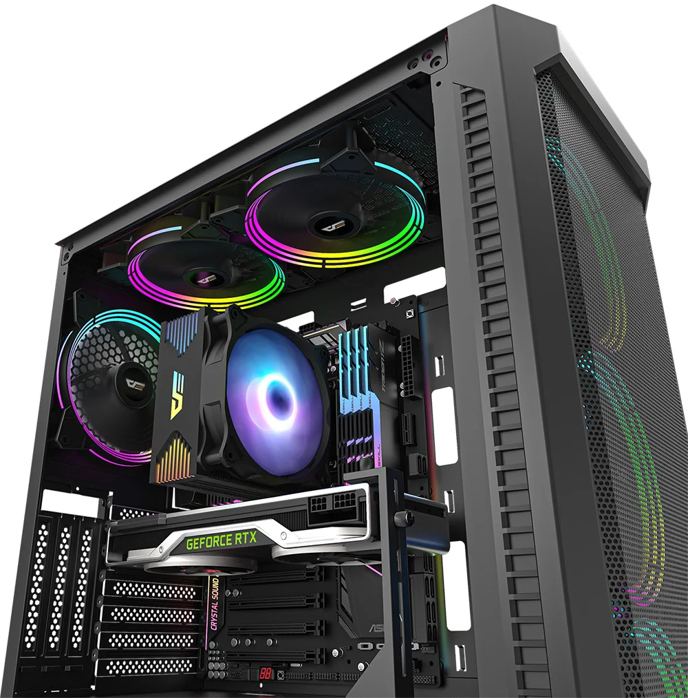 ミッドタワーmircopcケース工場価格aigo透明サイドパネル水冷コンピューターpcケース Buy Atx産業用コンピューターケース テラパーガラスケース エレガントなpcコンピューターケース Product On Alibaba Com