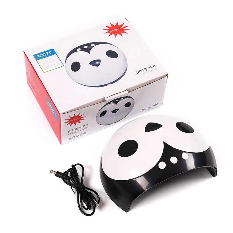 

36W Penguin nail lamp USB charging cute small nail dryer lamp three-speed timing induction phototherapy lamp