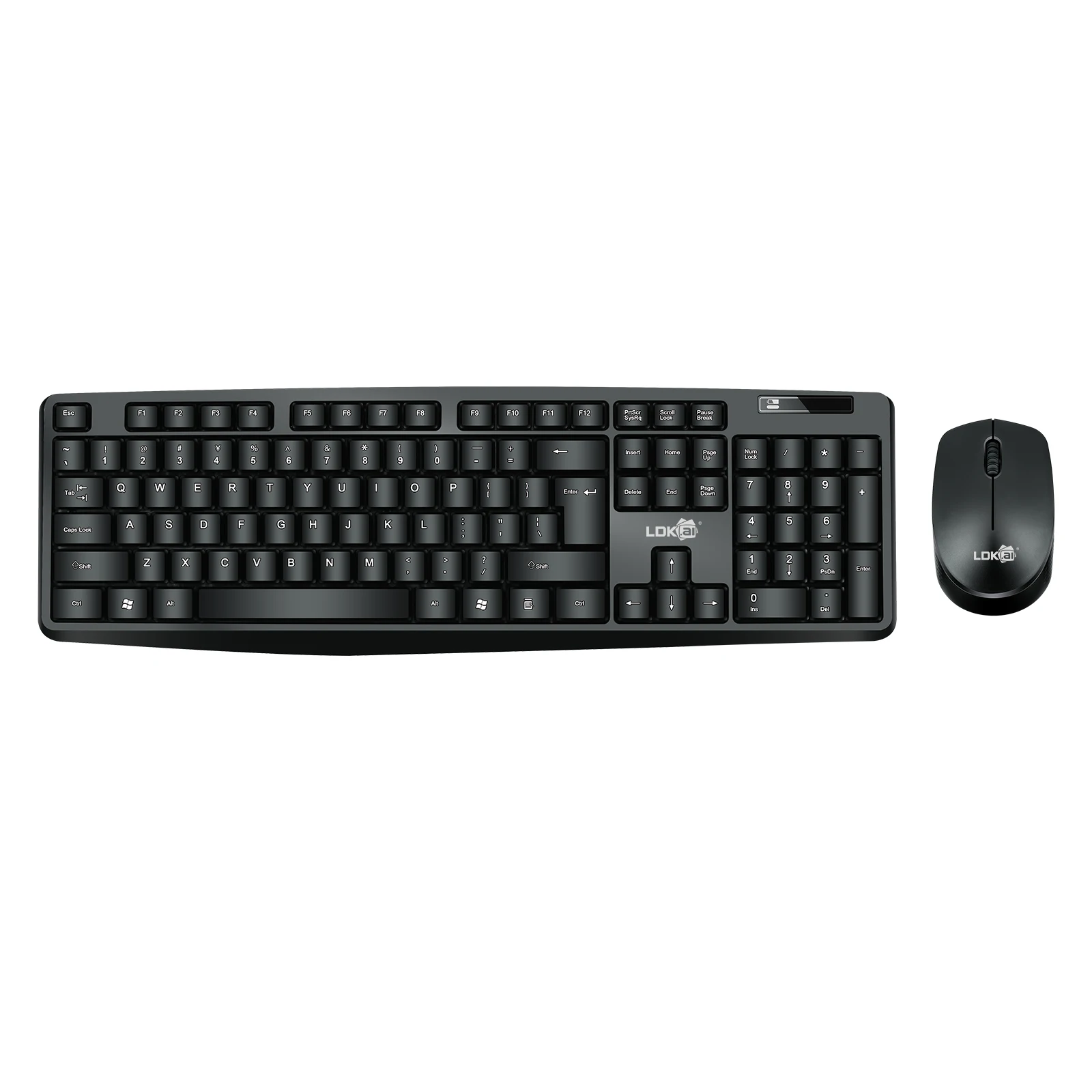 

Hotselling keyboard mouse combo with wireless Ready to ship stock, Black