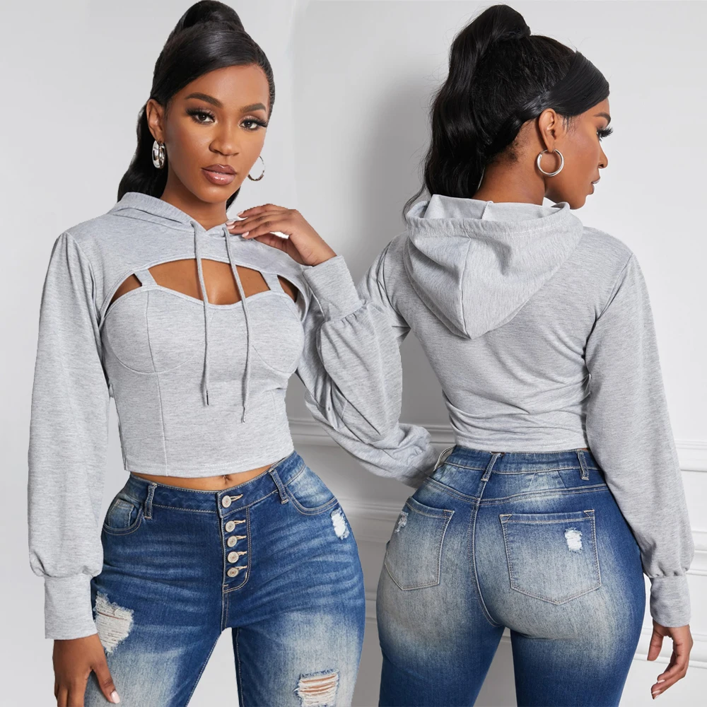

2021 Trendy Wholesale Ladies Casual Shirt Knitted V Neck Y2K Plain Sexy Woman Tops Fashionable Crop Top, As picture shows