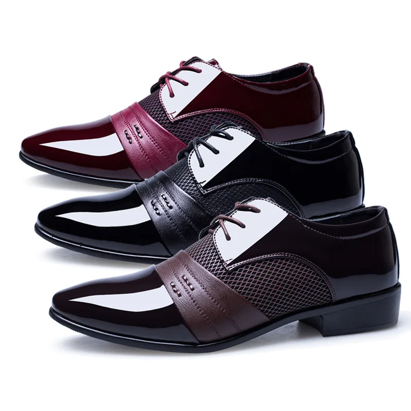 

2021 Wholesale new plus size leather casual business men's dress shoes for ew styles