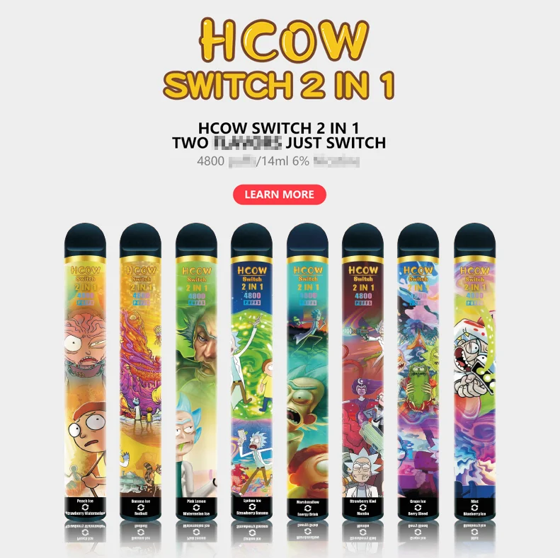 

HCOW Original 4800 HCOW 2 IN 1 Switch 4800 Wholesale, Multi color