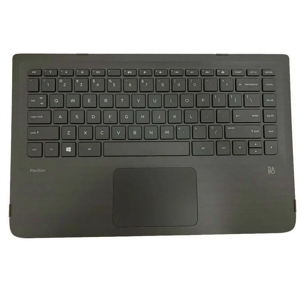 

New Palmrest with US Keyboard & Touchpad Original For HP Pavilion X360 13-S, Black