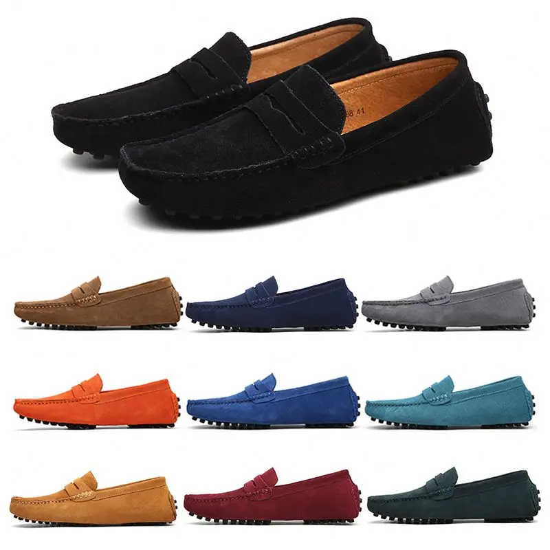 

Studded Loafers Shoe Lasts Moccasin Gommino Suelas Para Mocasines Male Zapatilla Mocasin Boat Waterproof
