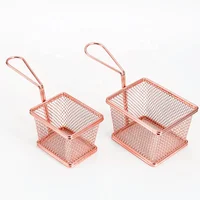 

Chips Fry Baskets Stainless Steel Mini Fryer Basket Strainer