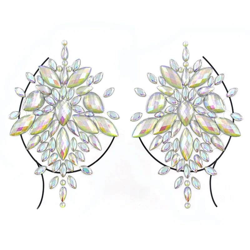 

Frozen Crystal Jewel Nipztix Pasties, Customized