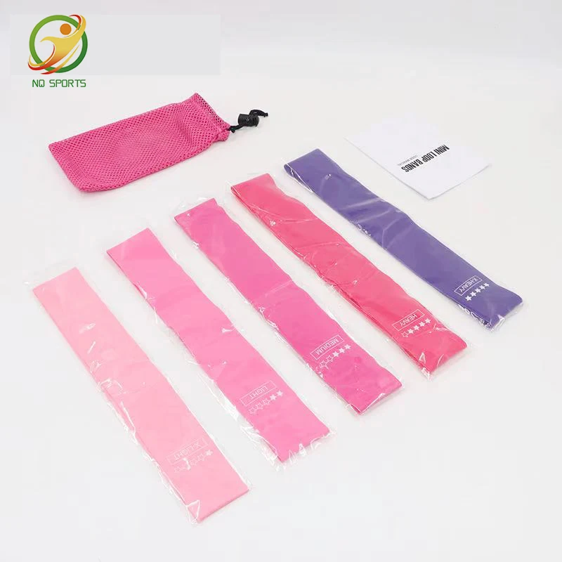

Wholesale Custom Logo Good Quality Gym Fitness Exercise latex mini loop resistance bands, Customized