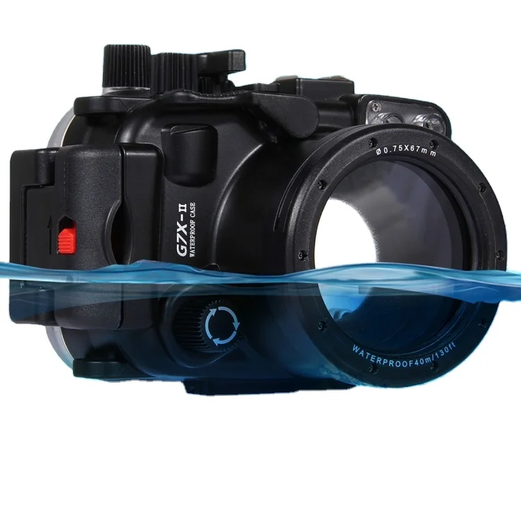 

March Promotion PULUZ 40m Underwater Depth Diving Case Waterproof Camera Housing for Canon G7 X Mark II