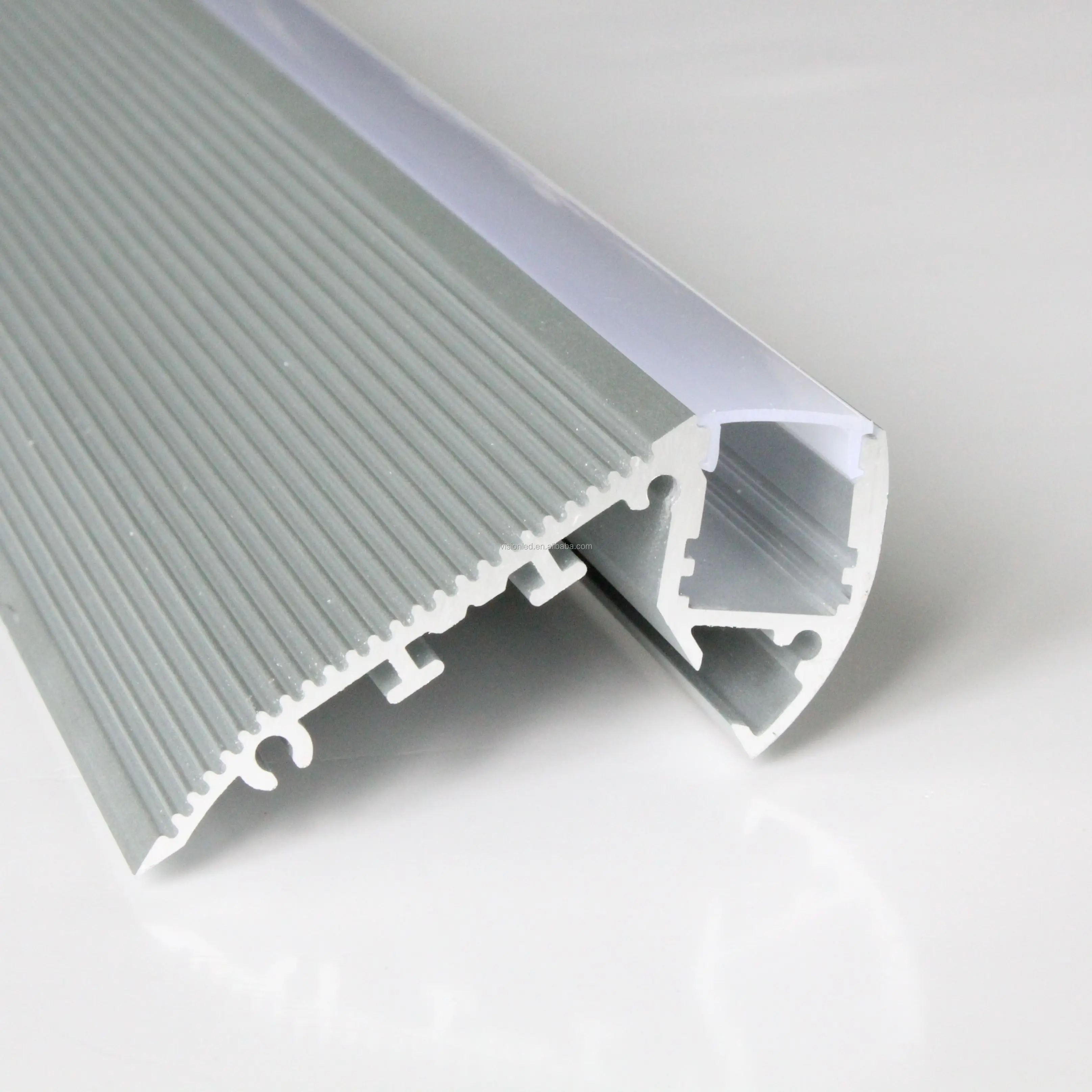 Stairs aluminum profile  for strip light installation, 5meter a lot (5pcs) a lot, 1meter per piece