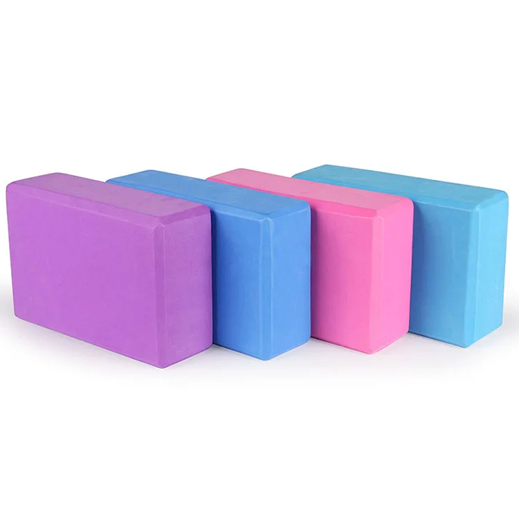 

Fitness Wholesale 3*6*9 inch Custom Logo Printed High Density Block EVA Foam Yoga Bricks, Customized color