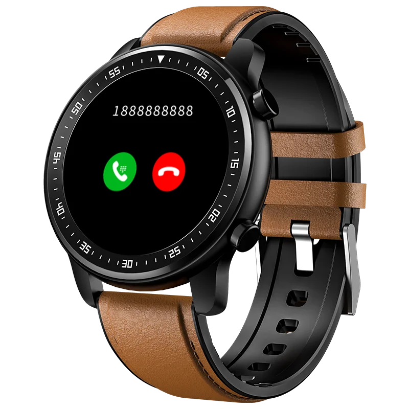 

2021 Hot Sale Round Display Men Smart Watch BT Calling Music Waterproof IP67 Smartwatch MT1, White/black/pink