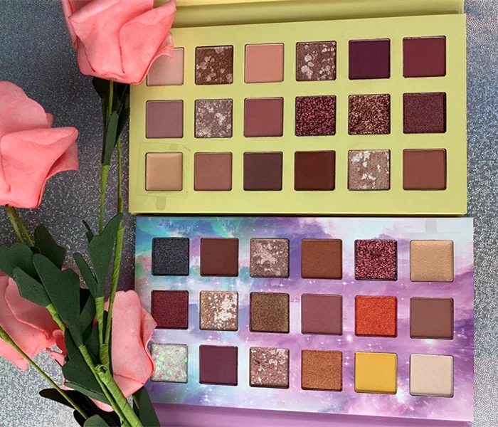

Make your own brand eyeshadow palette bright new 18 colors custom eyeshadow palette private label makeup