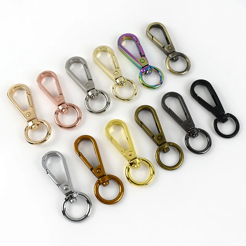 

Mettee F4-1 13mm Multicolor Alloy Chain Buckle Bag Accessories Rotating Trigger Clips Snap Hook Lobster Clasp