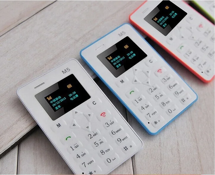 DIHAO Tech AEKU M5 Mini Card Phone Student Pocket Personality Children Phone very small mobile phone