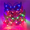 Sidiou Group 6pcs Colorful Luminous LED Butterfly Nightlight Glasses Light Up In The Dark Concert Dance Party Decoration Props