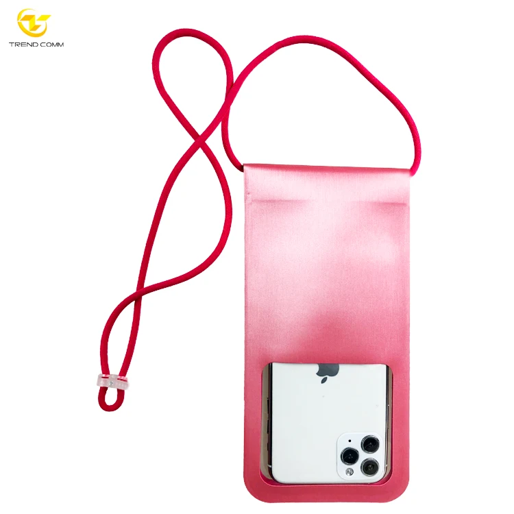 

String Universal Zip Lock Bag Mobile Waterproof Sealed PVC Phone Bag
