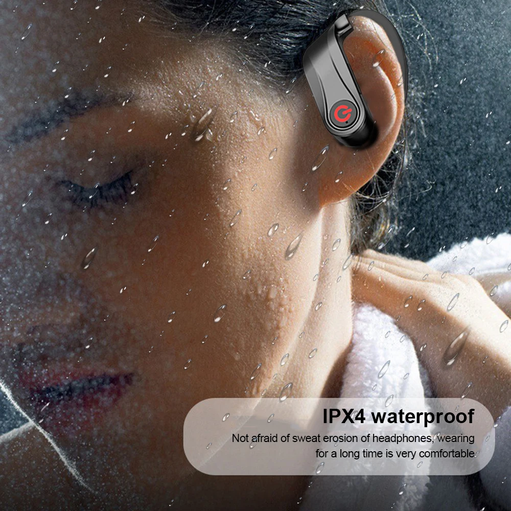 HBQ Q62 Wireless Headset Realtek 5.0 Dual Ear-mounted Earphone Charging Case Stereo Sports True Wireless Wireless Headset - ANKUX.COM