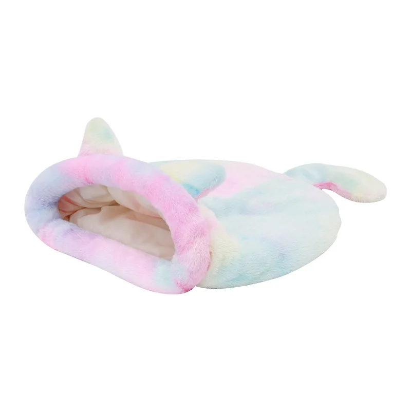 

New Colorful Pet Pad Funny Cat Hanging Ball Cat Scratching Bed Autumn Winter Cat Sleeping Bag