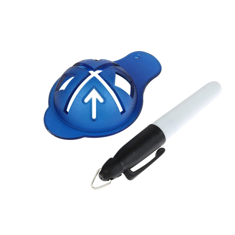 

Plastic Golf Ball Line Marker Tool Golf Ball Line Drawing Template, Random color