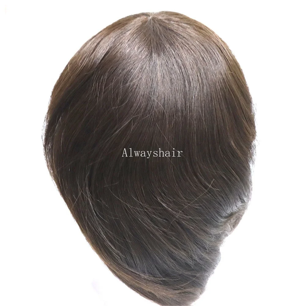 

8"-10" Injection Skin Men's European Hair Wig Toupees for Men
