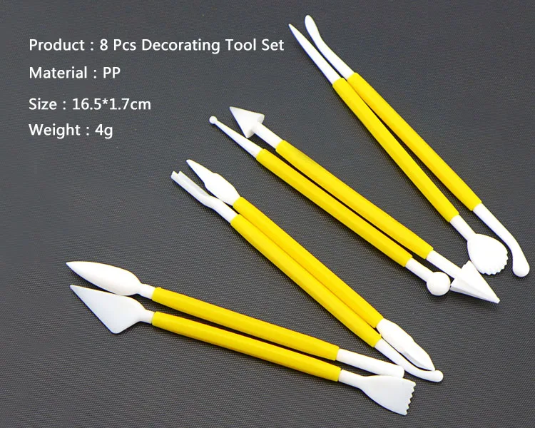 Cake Tool 8 pcs Decorating Tool Set