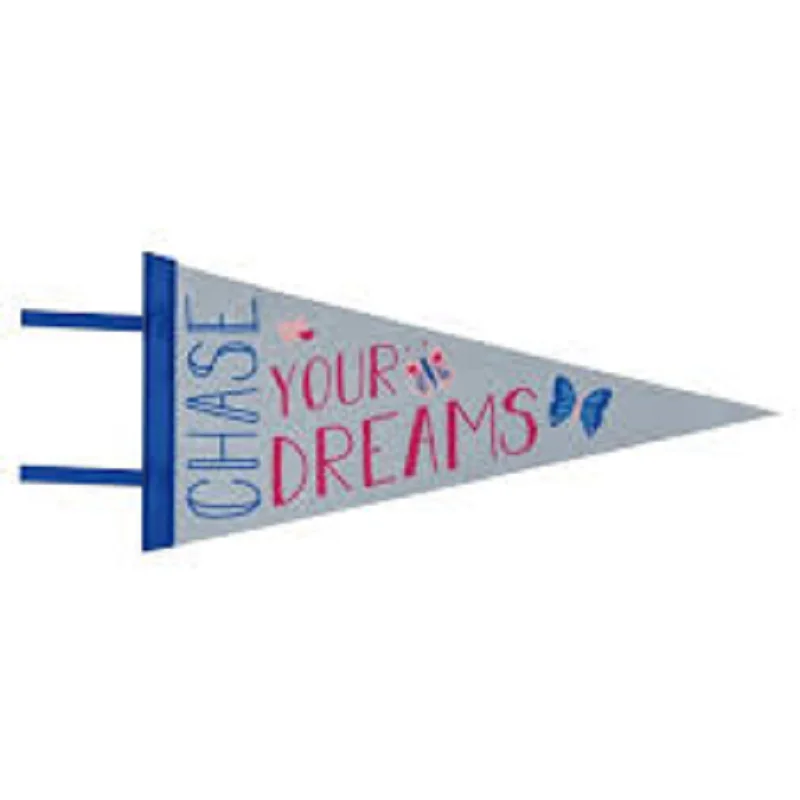 factory supply customized size colorful felt flag