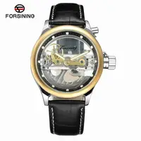 

FORSINING 206 Men Automatic Mechanical Leather Watch Belt Skeleton Watch For Men