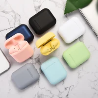 

Macaron Color Earphone Inpods 12 Matte Material Touch Control Pop-up Window Mini Wireless Blue tooth Earphone for Christmas Gift