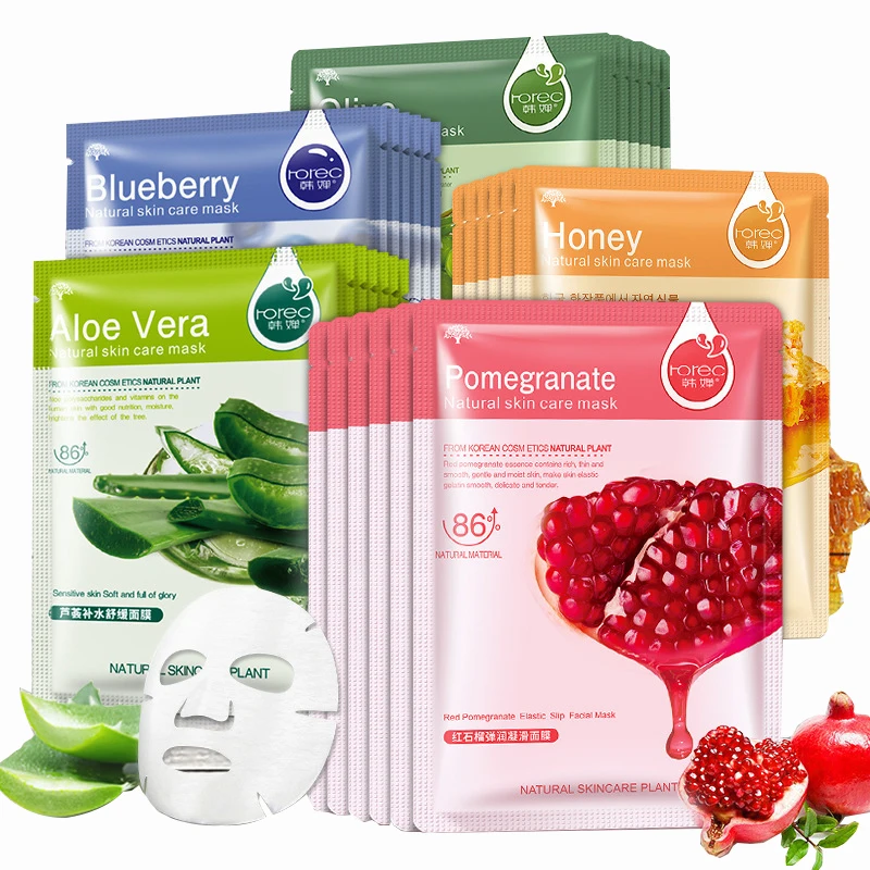 

Blueberry Moisturizing Single Sheet Mask, Aloe Vera Plant Care, Moisturizing and Moisturizing Mask Set