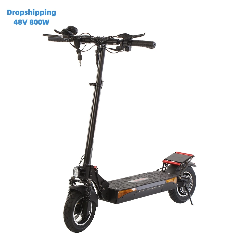 

EU Stock scooter 10 inch fat tire 48V 800w Motor max speed 45km/h 45km long Range foldable electric Scooter for adults