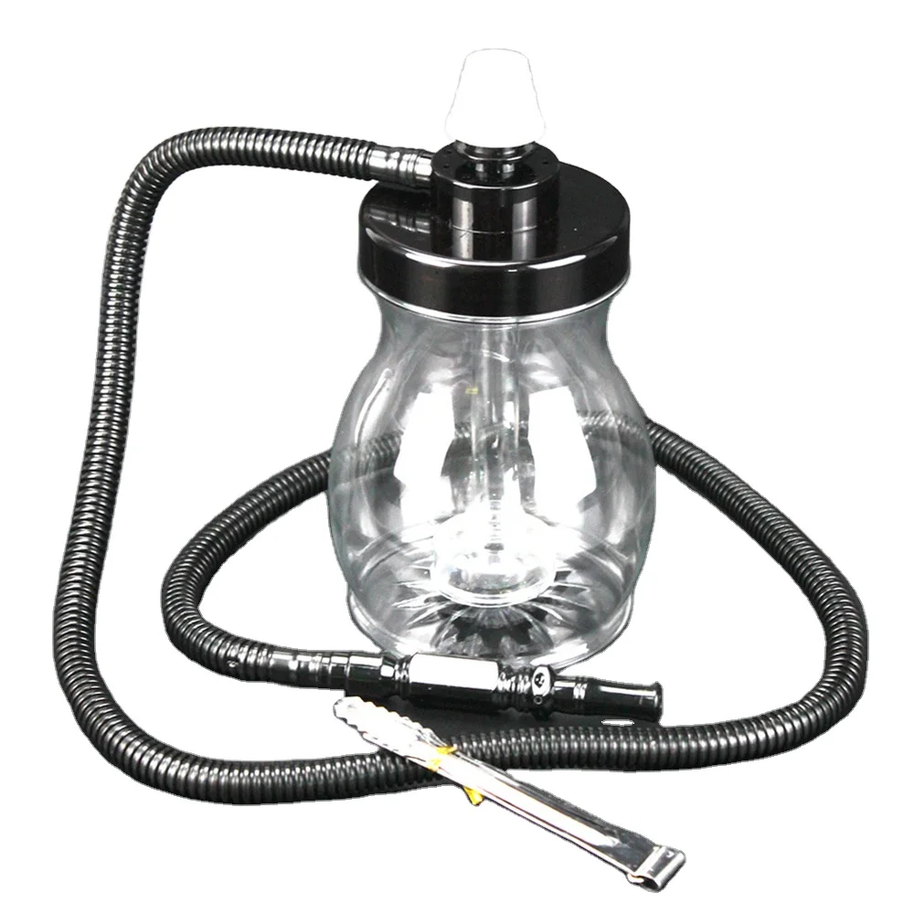 

Wholesale custom small mini hookah transparent white plastic car hookah chicha portable hookah, Assorted colors