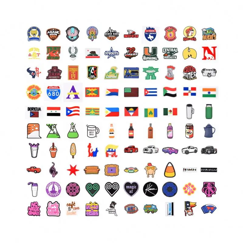 

Promotion Eco-friendly Custom Cartoon Customized Logo Soft Rubber PVC Scraper Shoes Charms Accessories DIY Shoes Decoration, Jewelry